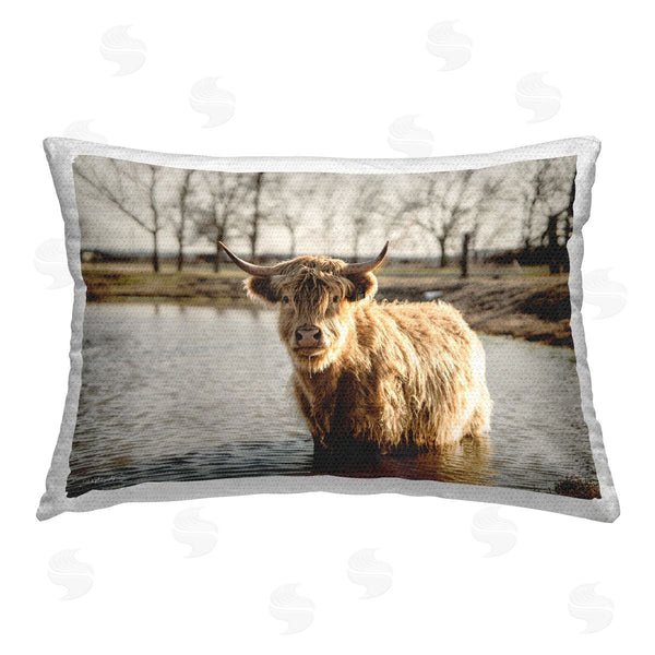 Stupell Industries Dakota Diener | Swimming Highland Cattle