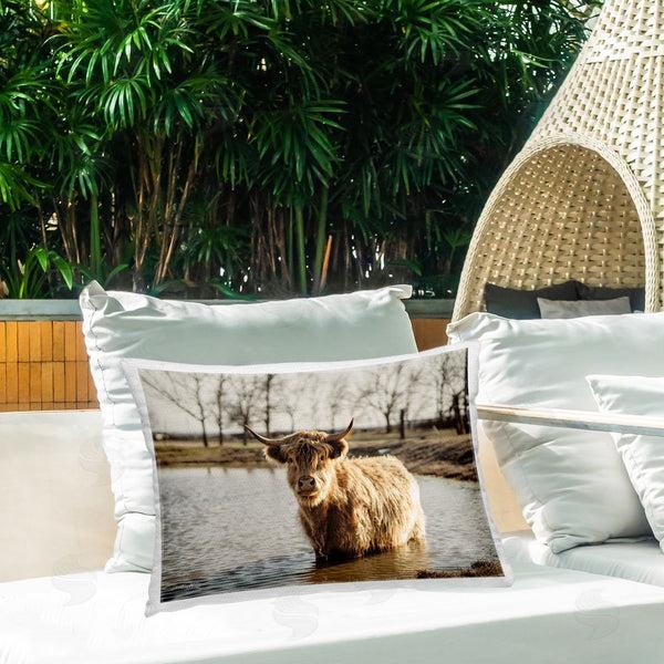 Stupell Industries Dakota Diener | Swimming Highland Cattle
