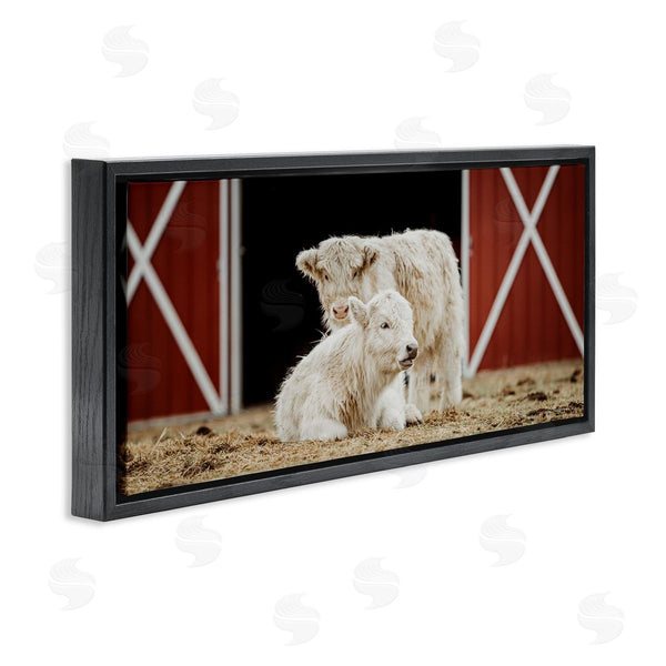Stupell Industries Dakota Diener | White Cattle Barn Wall Art