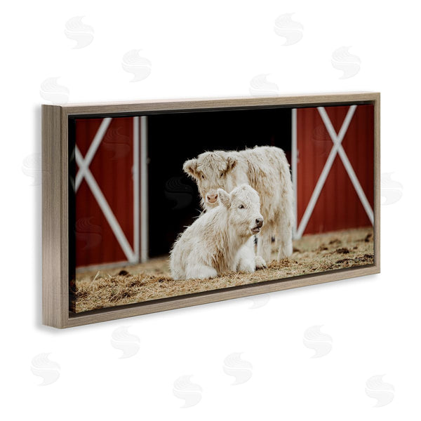 Stupell Industries Dakota Diener | White Cattle Barn Wall Art