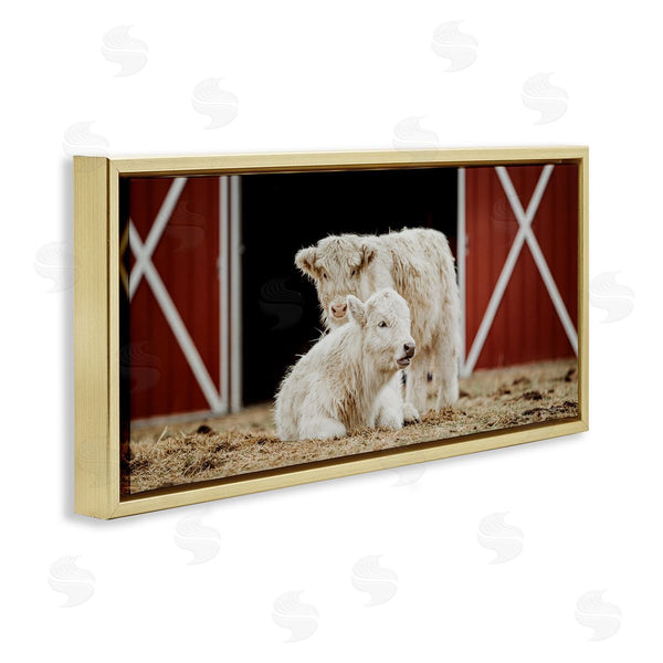 Stupell Industries Dakota Diener | White Cattle Barn Wall Art