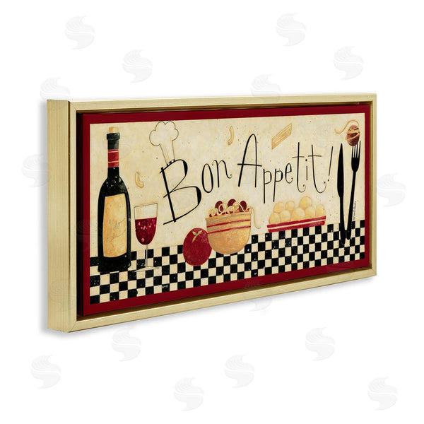 Stupell Industries Dan Dipaolo | Bon Appetit Traditional Kitchen Wall Art