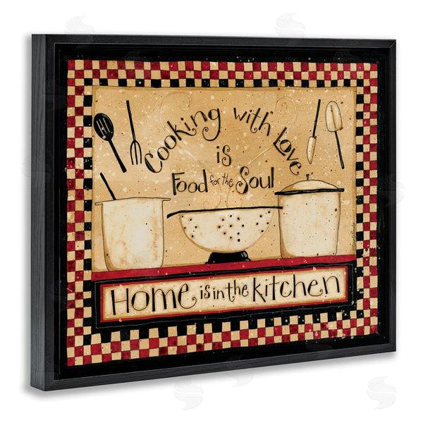 Stupell Industries Dan DiPaolo | Cooking With Love Kitchen Wall Art