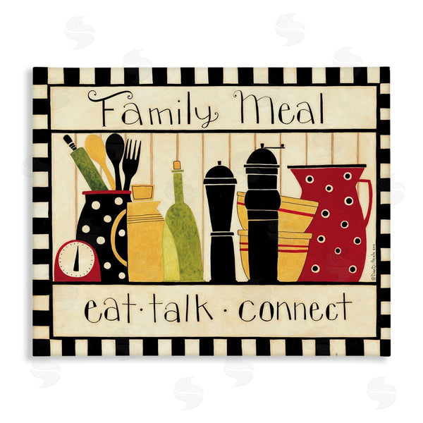 stupell industries Dan DiPaolo | Family Meal Vintage Kitchen Utensils Wall Art