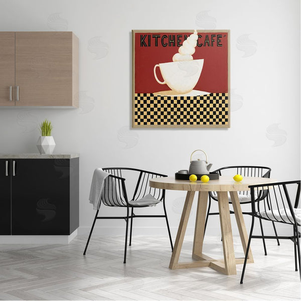 Stupell Industries Dan DiPaolo | Kitchen Cafe Vintage Patterned Wall Art