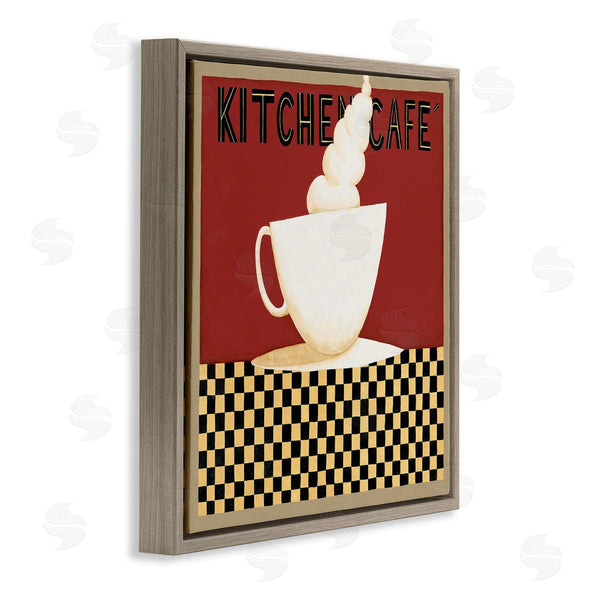 Stupell Industries Dan DiPaolo | Kitchen Cafe Vintage Patterned Wall Art