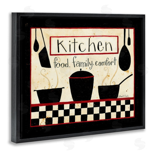 Stupell Industries Dan DiPaolo | Kitchen Food Family Comfort Patterned Wall Art