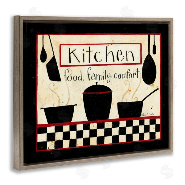 Stupell Industries Dan DiPaolo | Kitchen Food Family Comfort Patterned Wall Art