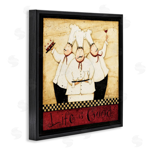 Stupell Industries Dan DiPaolo | Life Is Good Vintage Chefs Wall Art