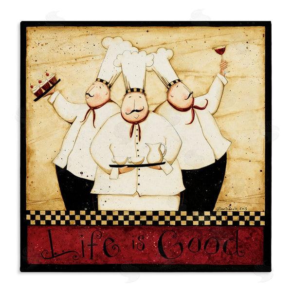 stupell industries Dan DiPaolo | Life Is Good Vintage Chefs Wall Art