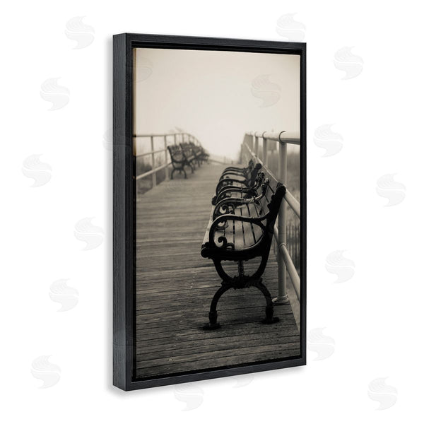 Stupell Industries Dan Katz | Benches On The Boardwalk