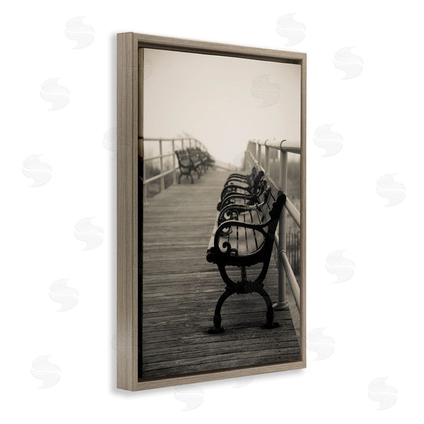 Stupell Industries Dan Katz | Benches On The Boardwalk