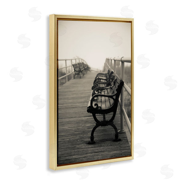 Stupell Industries Dan Katz | Benches On The Boardwalk