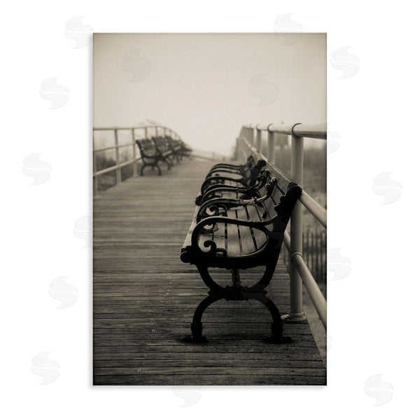 stupell industries Dan Katz | Benches on the Boardwalk