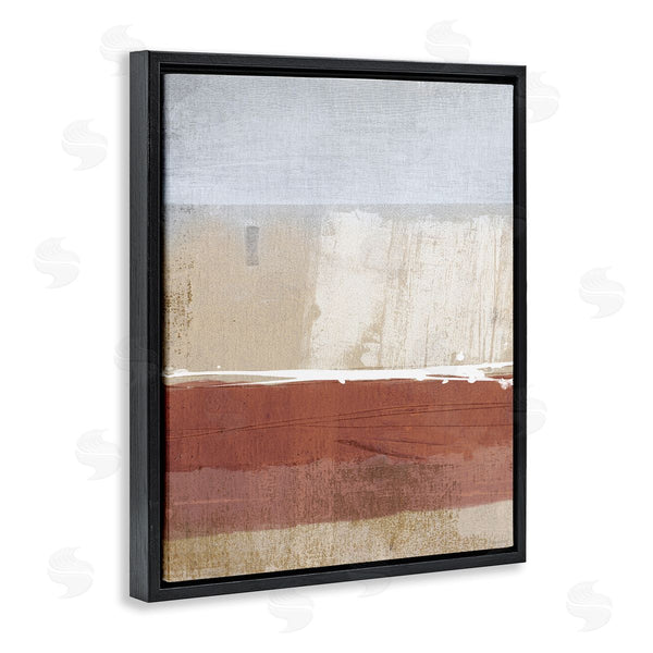 Stupell Industries Dan Meneely | Abstract Ombre Shapes Brown Green Tan