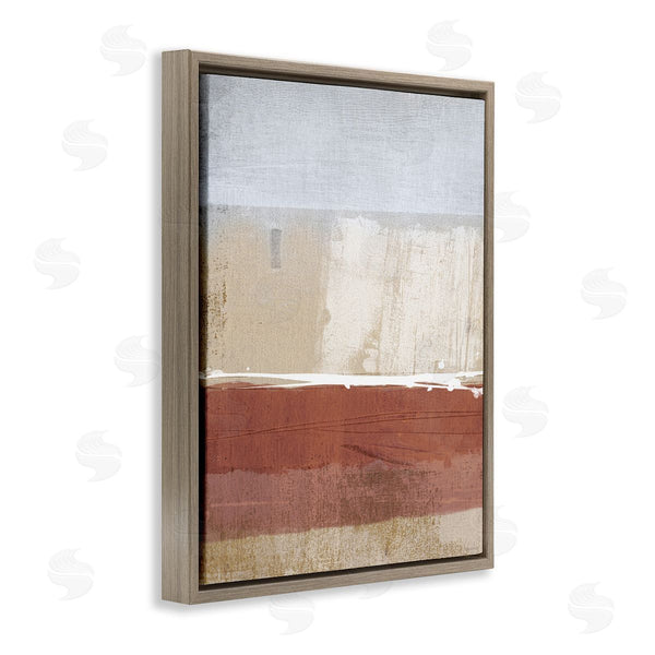 Stupell Industries Dan Meneely | Abstract Ombre Shapes Brown Green Tan