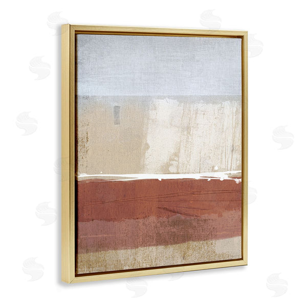 Stupell Industries Dan Meneely | Abstract Ombre Shapes Brown Green Tan