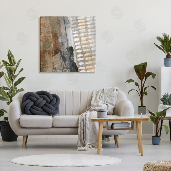 Stupell Industries Dan Meneely | Abstract Pathway Industrial Shape Composition Rust Tone Wall Art
