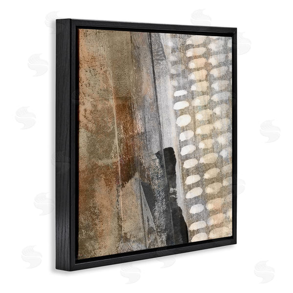 Stupell Industries Dan Meneely | Abstract Pathway Industrial Shape Composition Rust Tone Wall Art