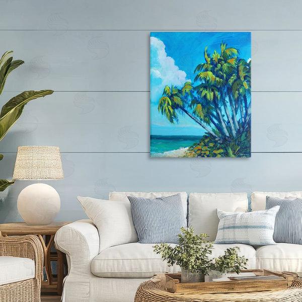 Stupell Industries Dan Meneely | Cerulean Sky & Palms Wall Art