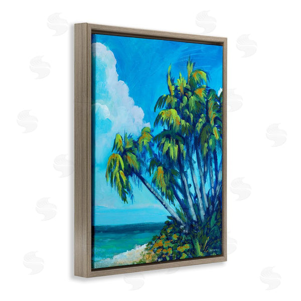 Stupell Industries Dan Meneely | Cerulean Sky & Palms Wall Art
