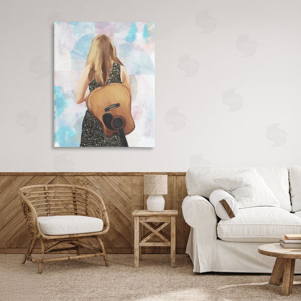 Stupell Industries Dan Meneely | Dreaming With My Guitar Wall Art