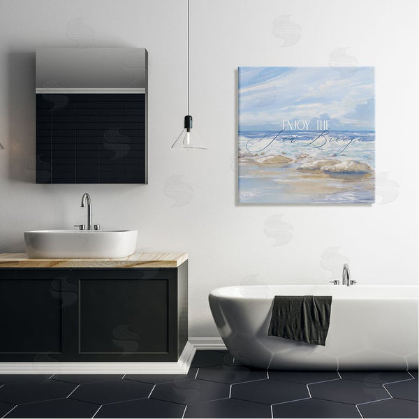 Stupell Industries Dan Meneely | Enjoy The Sea Breeze Scenery Wall Art