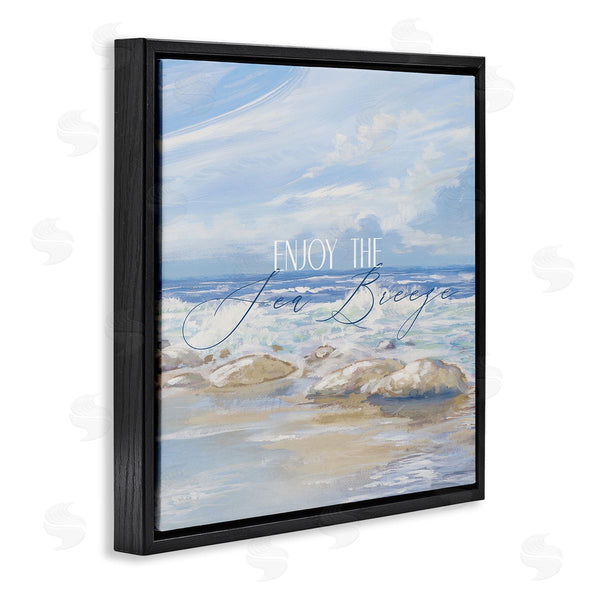 Stupell Industries Dan Meneely | Enjoy The Sea Breeze Scenery Wall Art