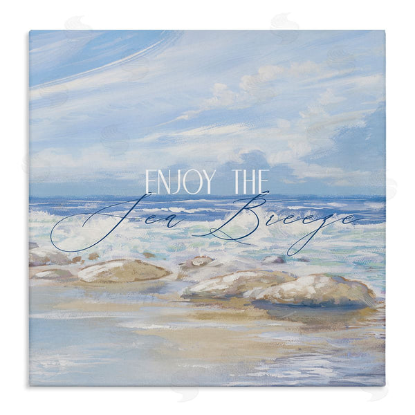stupell industries Dan Meneely | Enjoy The Sea Breeze Scenery Wall Art