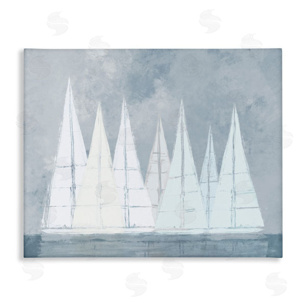 stupell industries Dan Meneely | Modern Geometric Sailboats Floating Wall Art