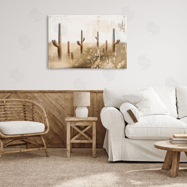 Stupell Industries Dan Meneely | Sepia Cacti Field Wall Art