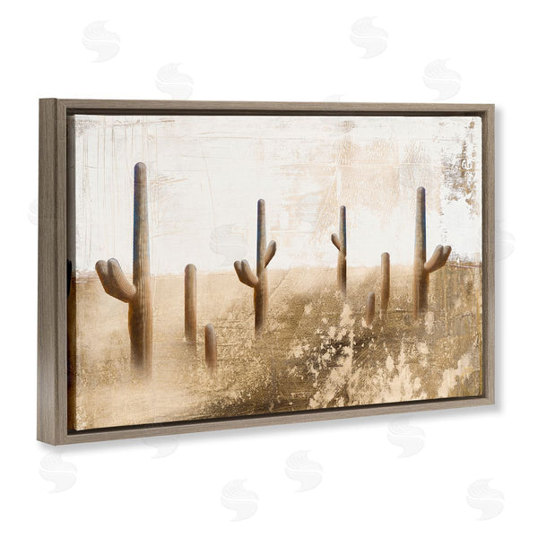Stupell Industries Dan Meneely | Sepia Cacti Field Wall Art