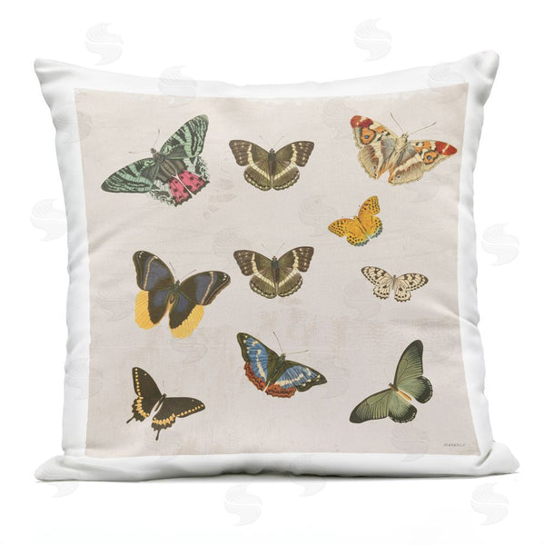 Stupell Industries Dan Meneely | Vintage Butterflies In Multiples Throw Pillow