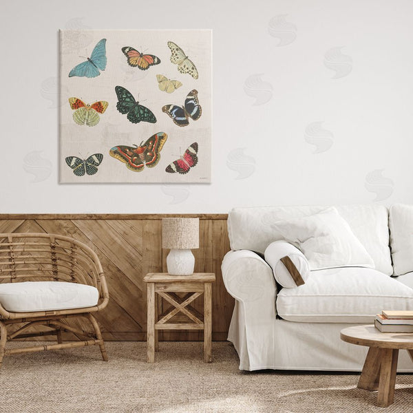Stupell Industries Dan Meneely | Vintage Butterfly Flight Wall Art