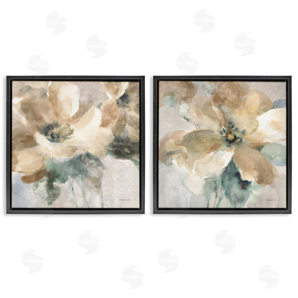 Stupell Industries Danhui Nai | Abstract Beige Flowers Wall Art