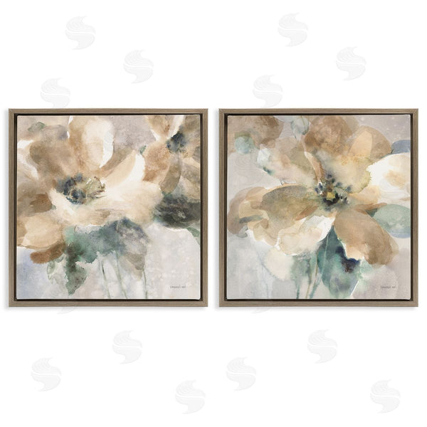 Stupell Industries Danhui Nai | Abstract Beige Flowers Wall Art