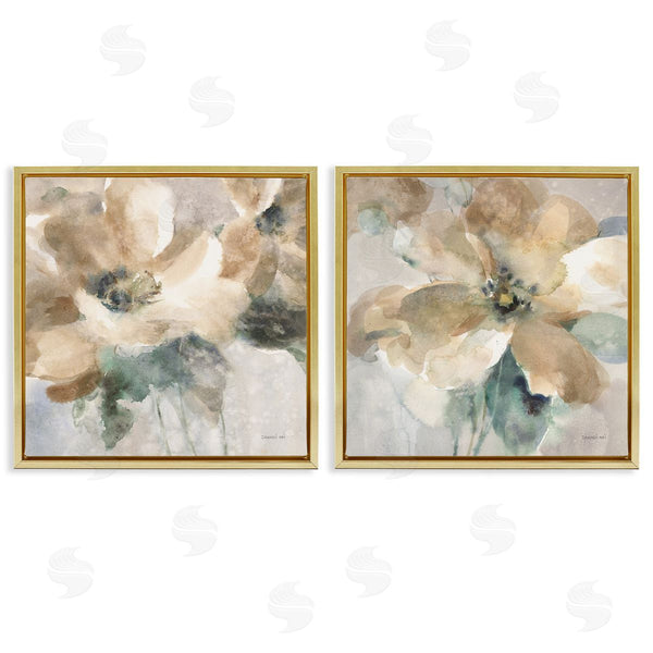 Stupell Industries Danhui Nai | Abstract Beige Flowers Wall Art