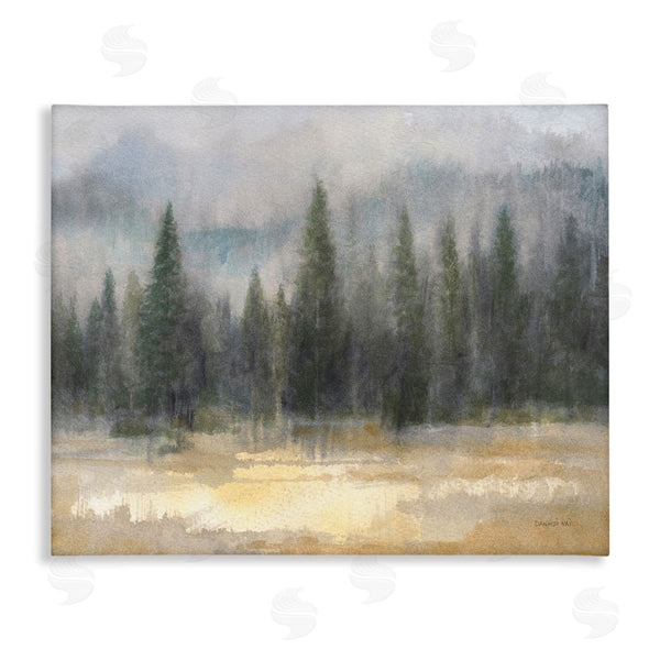 stupell industries Danhui Nai | Abstract Blurred Pine Tree Forest Landscape Wall Art