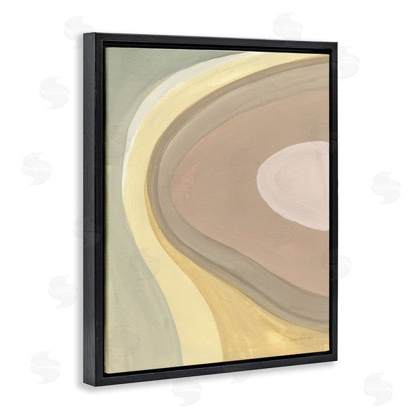 Stupell Industries Danhui Nai | Abstract Organic Curves Neutral Brown Yellow