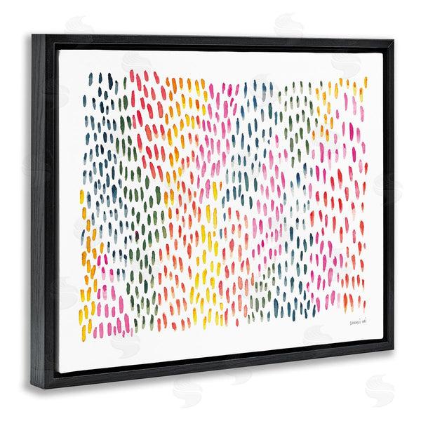 Stupell Industries Danhui Nai | Abstract Splotch Marks Pink Yellow Green Pattern Wall Art