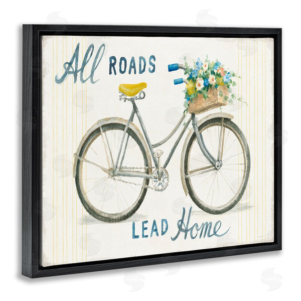 Stupell Industries Danhui Nai | All Roads Lead Home Bicycle
