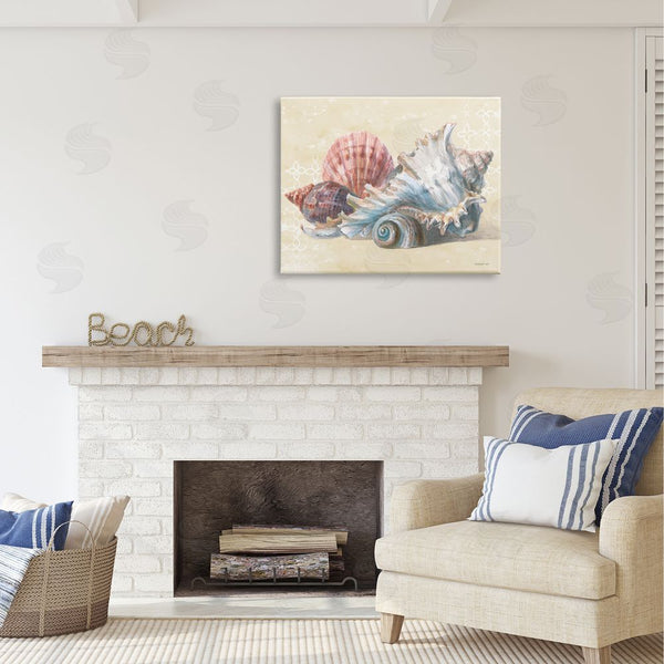 Stupell Industries Danhui Nai | Beach Seashells Patterned Wall Art