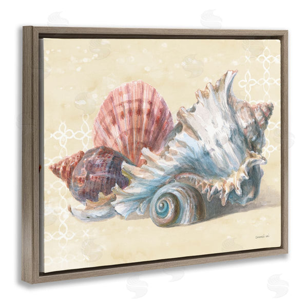 Stupell Industries Danhui Nai | Beach Seashells Patterned Wall Art