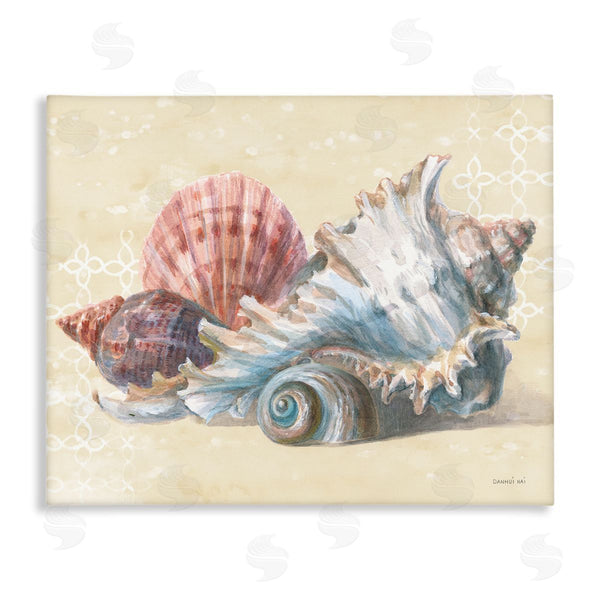 stupell industries Danhui Nai | Beach Seashells Patterned Wall Art