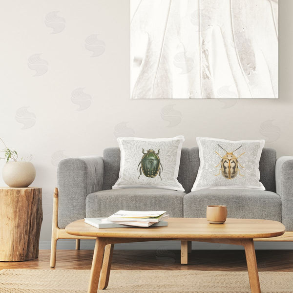 stupell industries Danhui Nai | Beetle Insect Portrait Printed Throw Pillow Set