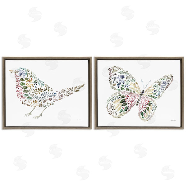 Stupell Industries Danhui Nai | Bird & Butterfly From Nature Wall Art