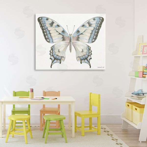 Stupell Industries Danhui Nai | Blue Brown Accent Butterfly Wall Art