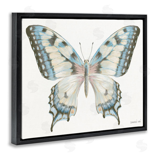 Stupell Industries Danhui Nai | Blue Brown Accent Butterfly Wall Art