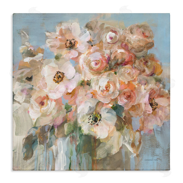 stupell industries Danhui Nai | Blushing Bouquet Pink White Floral