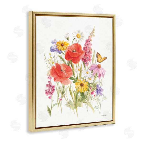 Stupell Industries Danhui Nai | Bright Flowers And Butterfly